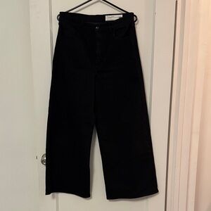 Rag & Bone Serena Women's Black Wide-Leg Jeans